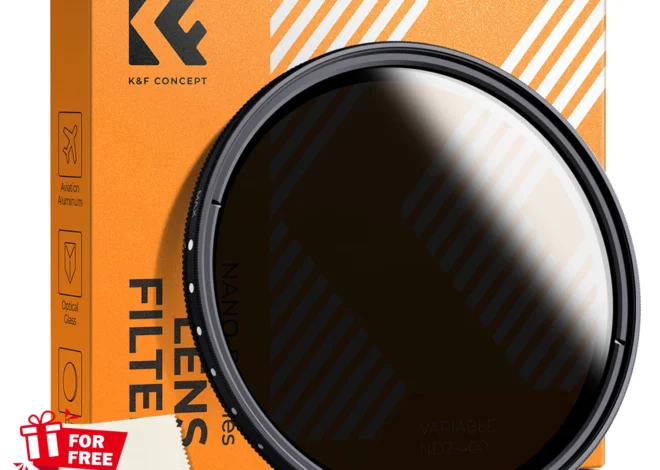 K&F Concept 67mm Variable ND Filter 58mm 82mm ND2 ND400 9 Stops B Series 37mm 40.5mm 43mm 46mm 49mm 52mm 55mm 77mm 62mm 72mm